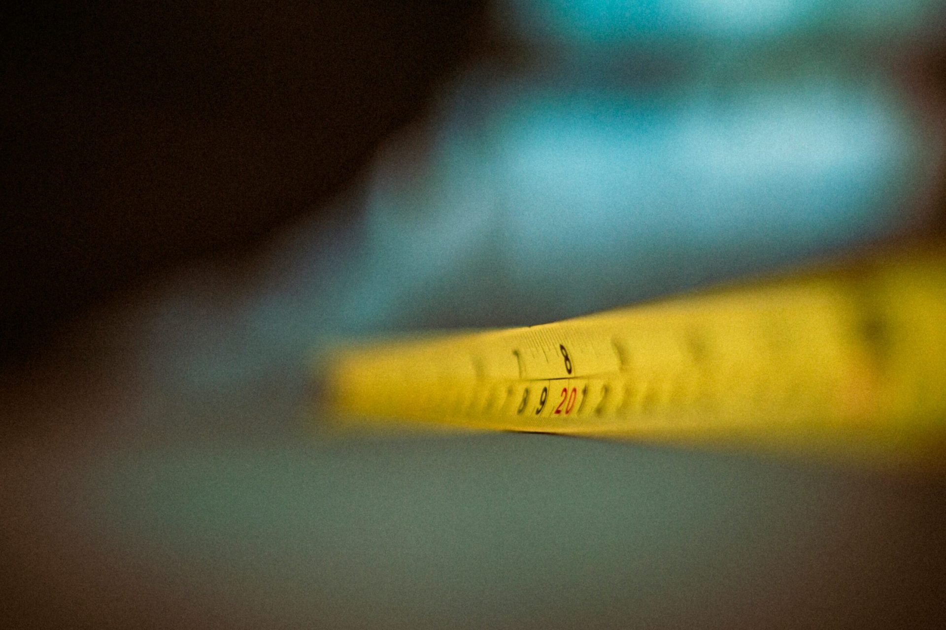 a close up of a yellow medical tape